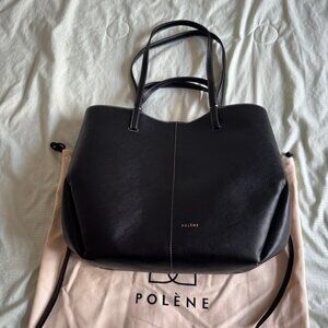 Cyme Edition Textured Black with Ecru Stitching